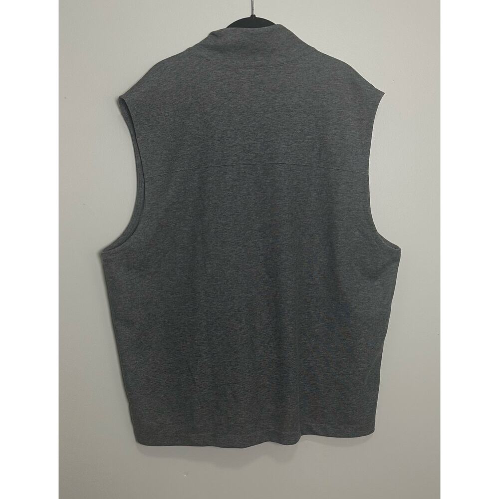 Bonobos Daily Grind Fleece Zip Vest Mens XL Gray Sleeveless Casual - Picture 4 of 6